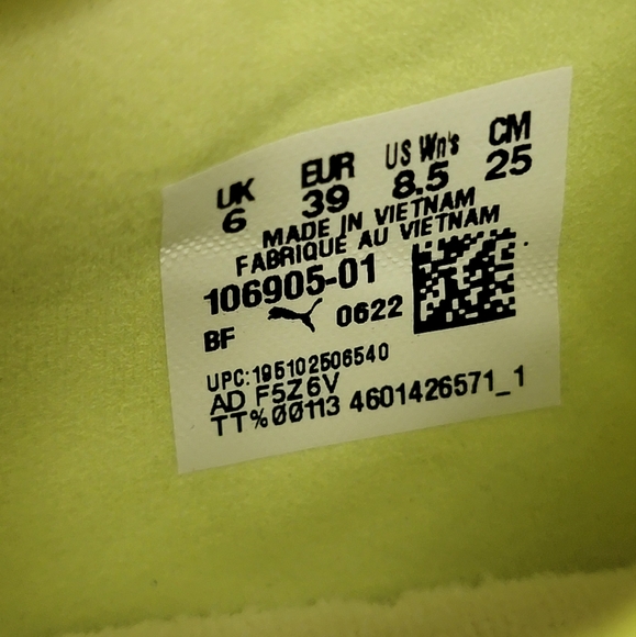 Puma Ultra Match FG/AG Lace-Up Green Womens Sz Multi Soccer Cleats 106905 01 New - Picture 13 of 13